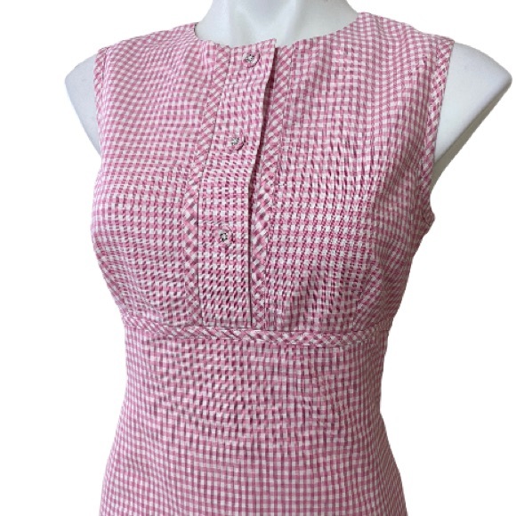 Brooks Brothers 100% supima cotton gingham dress - Picture 3 of 5